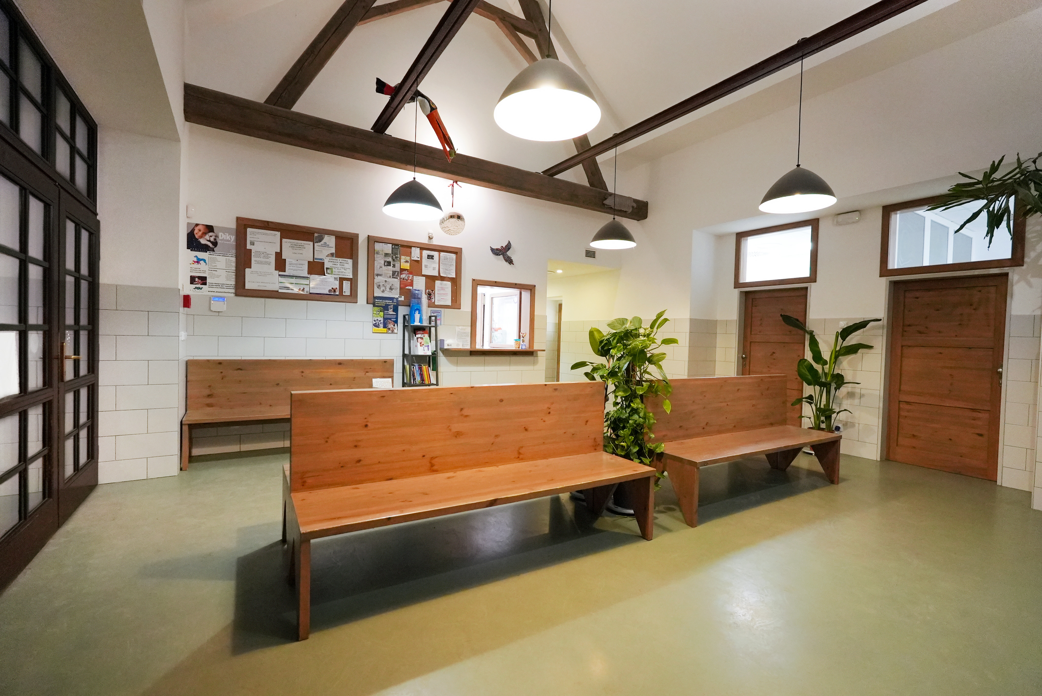 Čekárna veterinární kliniky Maradovi